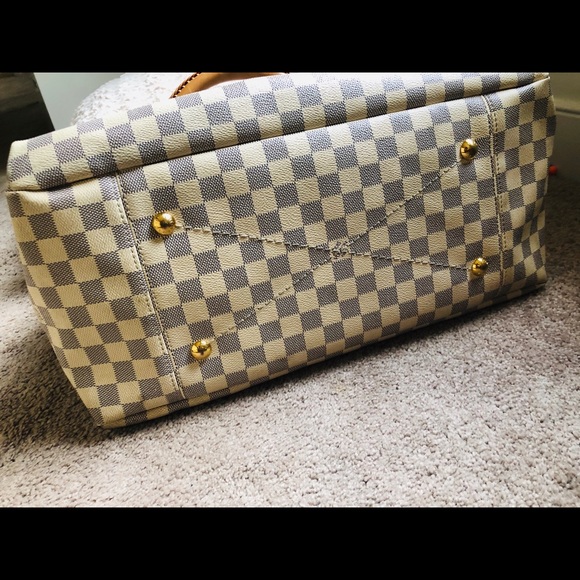 LV Artsy Damier Azur MM (DISCONTINUED) - Picture 9 of 15